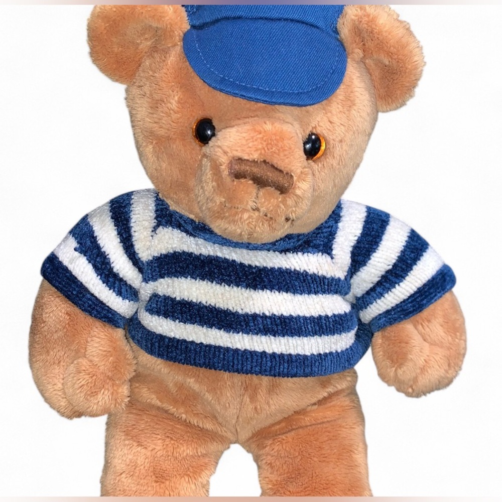 Vtg 2001 Saks Younkers Collectible Plush Teddy Bear Toy 13" (T78)